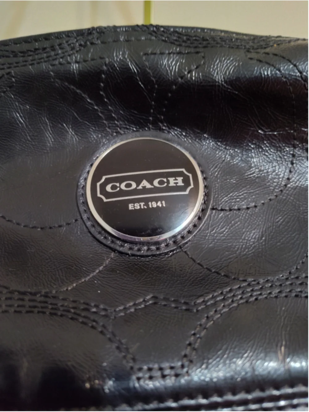 Women's Coach Black Hobo Bag One Size